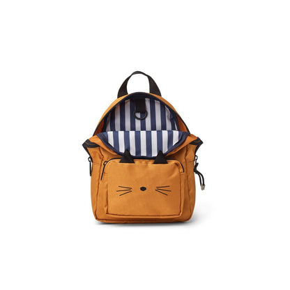 Liewood Saxo Mini Backpack in Cat Mustard - Scandibørn