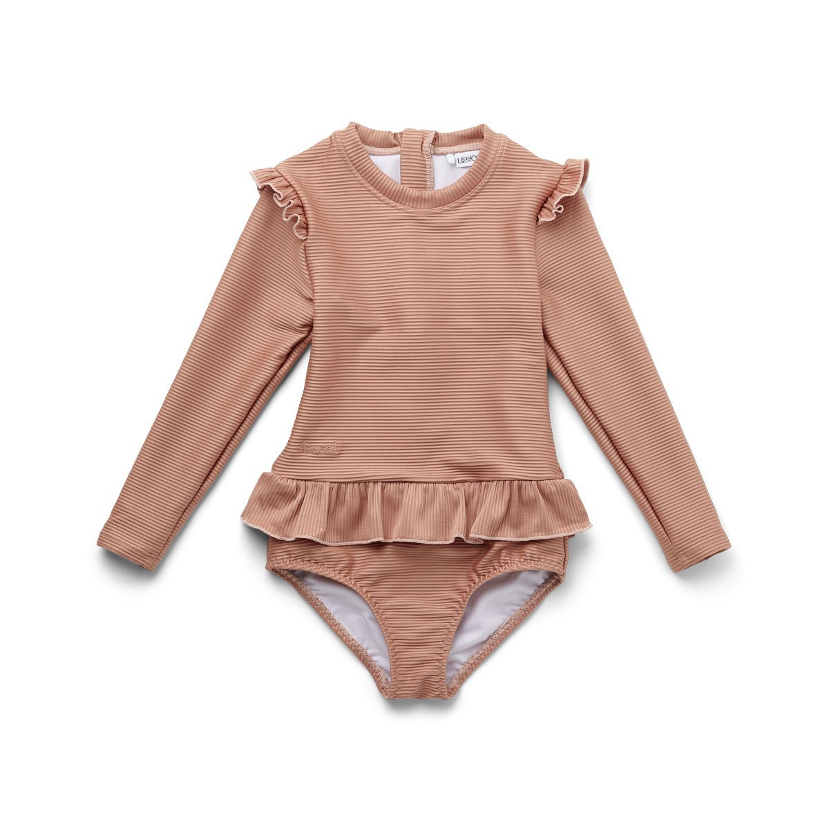 Liewood Sille Swim Jumpsuit Structure in Tuscany Rose - Scandibørn