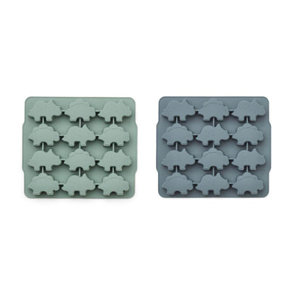 Liewood Sonny IceCube Tray 2 Pack - Peppermint/Whale Blue Mix - Scandibørn
