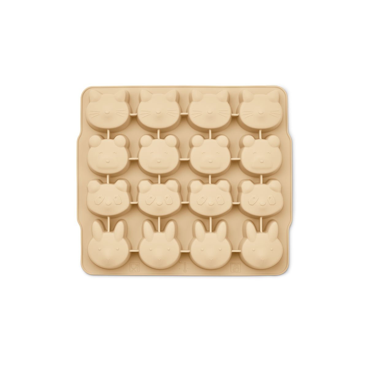 Liewood Sonny IceCube Tray 2 Pack - Wheat Yellow Sandy Mix - Scandibørn