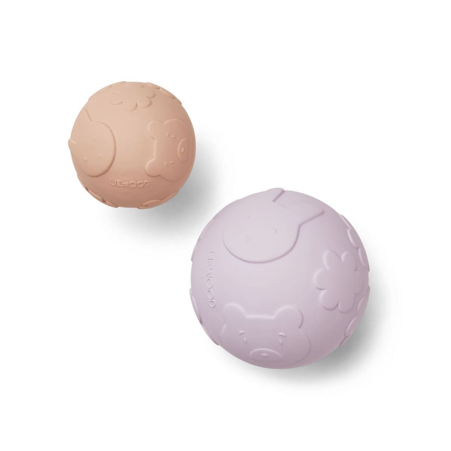 Liewood Thea Baby Ball (Set of Two) in Classic Light Lavender/Rose Mix - Scandibørn