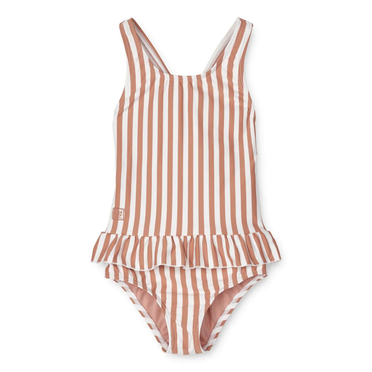 Liewood Amara Swimsuit - Y/D Stripe: Tuscany Rose / Creme – Scandiborn