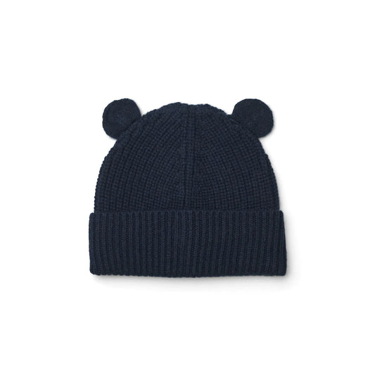 Liewood Miller Beanie With Ears - Midnight Navy