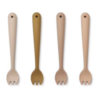 Liewood Scott Feeding Fork - Rose Multi Mix (4-Pack)