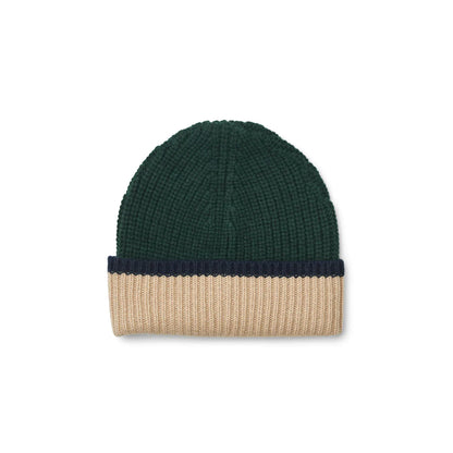 Liewood Miller Beanie - Hunter Green Multi Mix