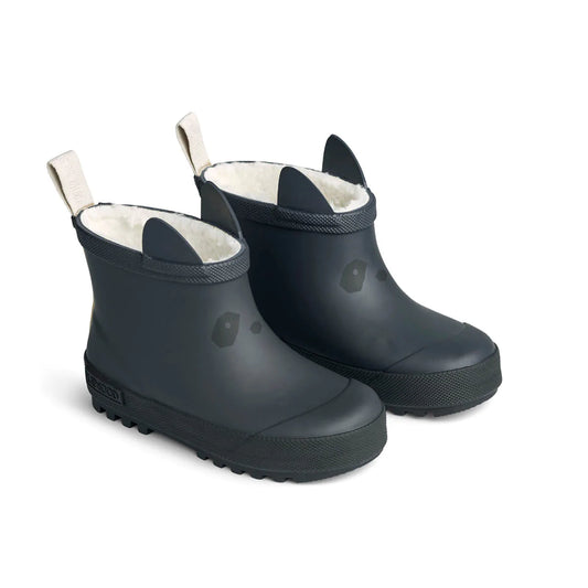 Liewood Jesse Thermo Rain Boot - Midnight Navy / Black Mix