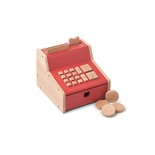 Liewood Buck Cash Register - Apple Red/Pale Tuscany Rose