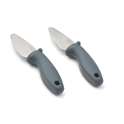 Liewood Perry Cutting Knife Set - Whale Blue
