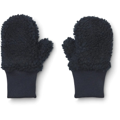 Liewood Coy Pile Mittens - Midnight Navy