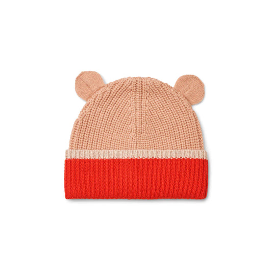 Liewood Miller Beanie With Ears - Tuscany Rose Multi Mix