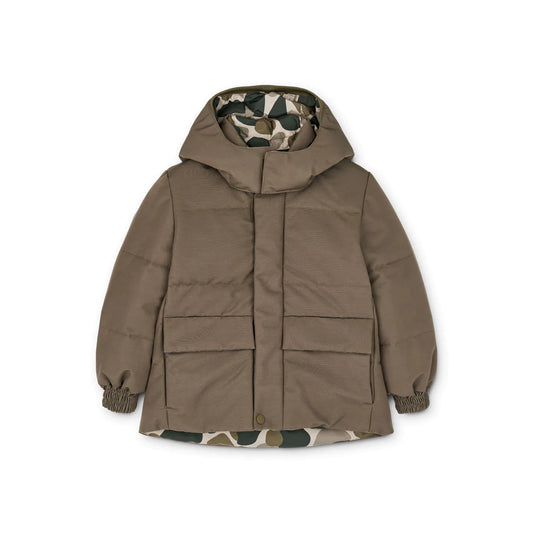 Liewood Paloma Puffer Jacket (1-6Y) - Camouflage / Green Multi Mix
