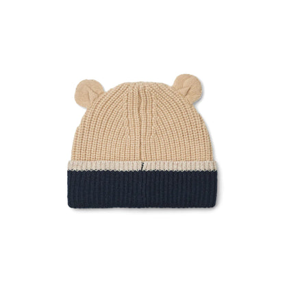 Liewood Miller Beanie With Ears - Oat Multi Mix