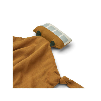 Liewood Agnete Cuddle Cloth - Bus/Golden Caramel Multi Mix
