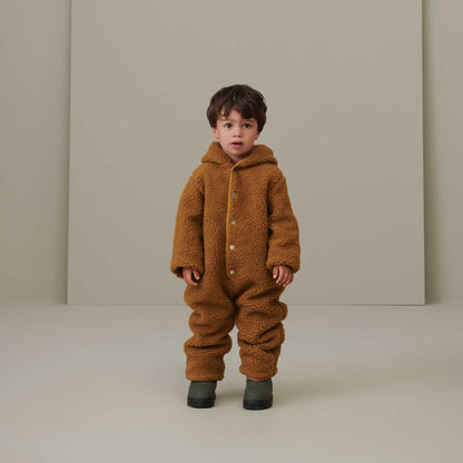 Liewood Fraser Baby Jumpsuit - Golden Caramel