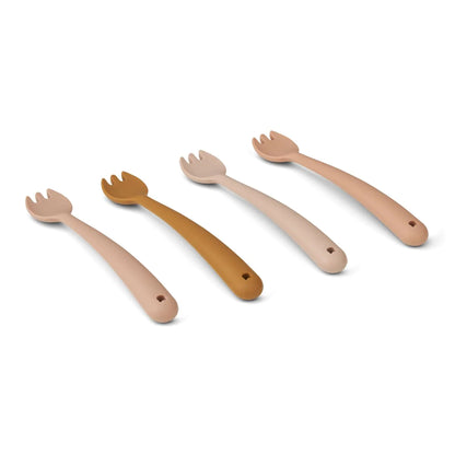 Liewood Scott Feeding Fork - Rose Multi Mix (4-Pack)