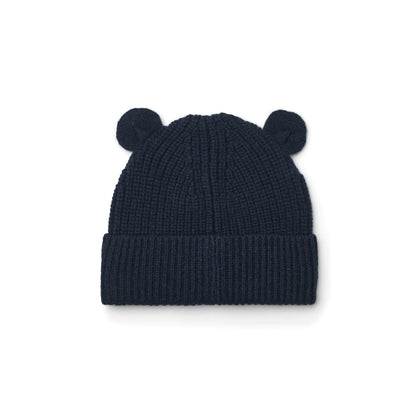 Liewood Miller Beanie With Ears - Midnight Navy