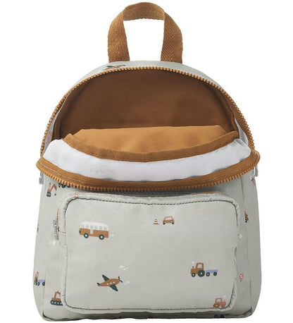 Liewood Allan Backpack - Vehicles/Dove Blue Mix