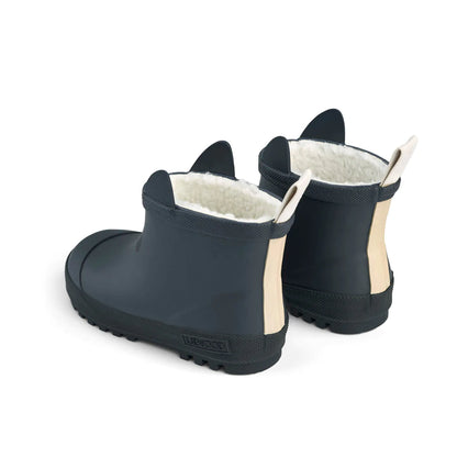 Liewood Jesse Thermo Rain Boot - Midnight Navy / Black Mix