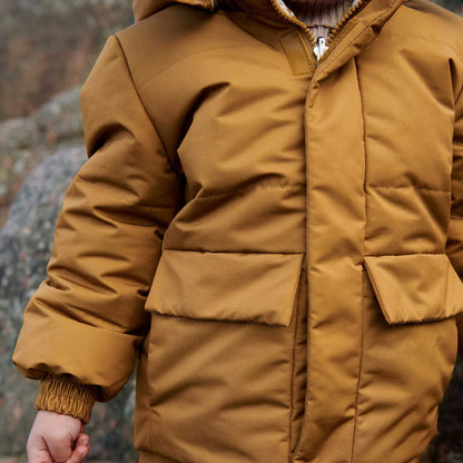 Liewood Paloma Puffer Jacket (1-6Y) - Mega Leo / Golden Caramel