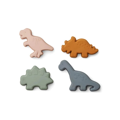 Liewood Gill Sand Moulds - Dino Mix (4 Pack)