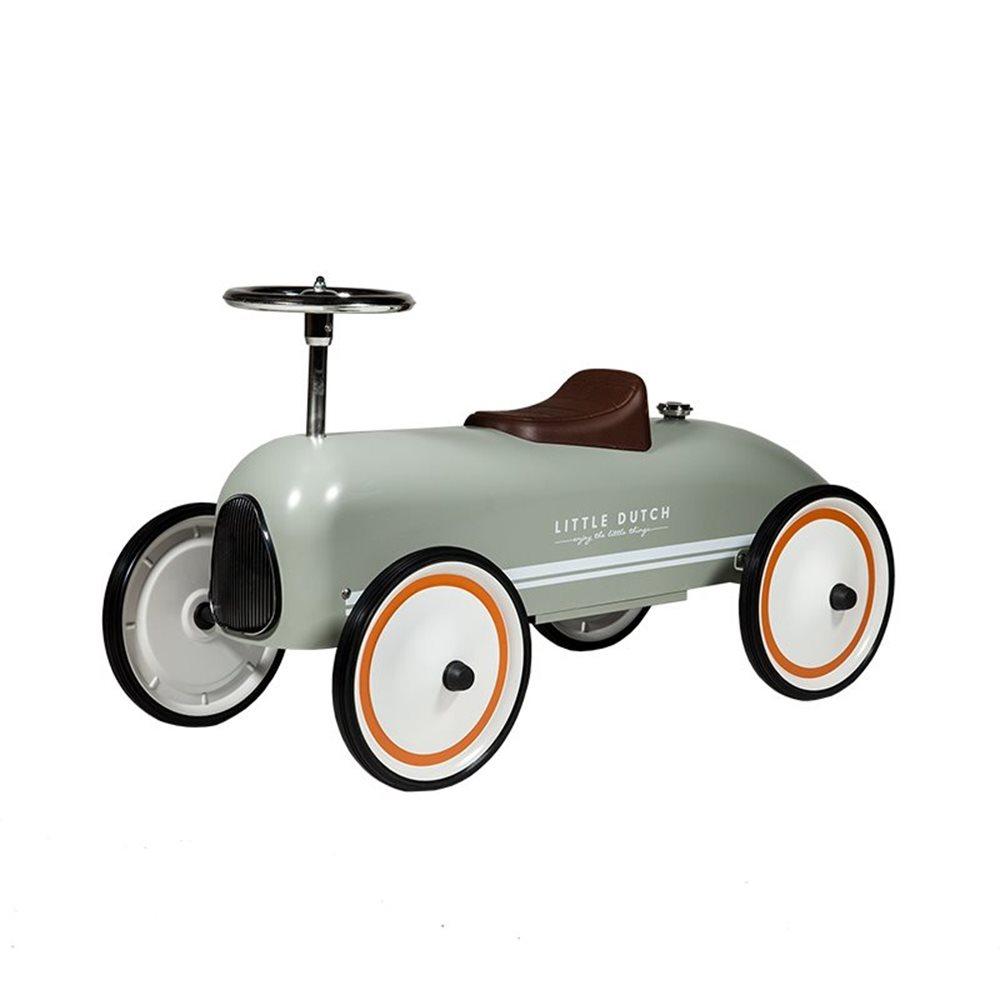 Retro Roller Ride on Car Olive Green