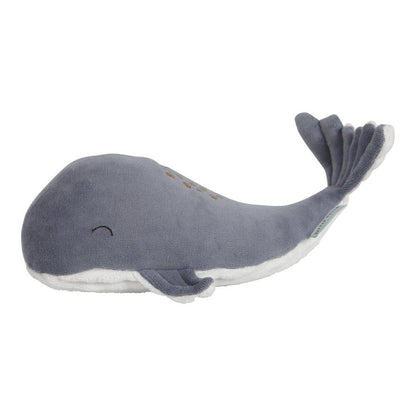 Little Dutch Small Cuddly Whale Toy in Ocean Blue - Scandibørn