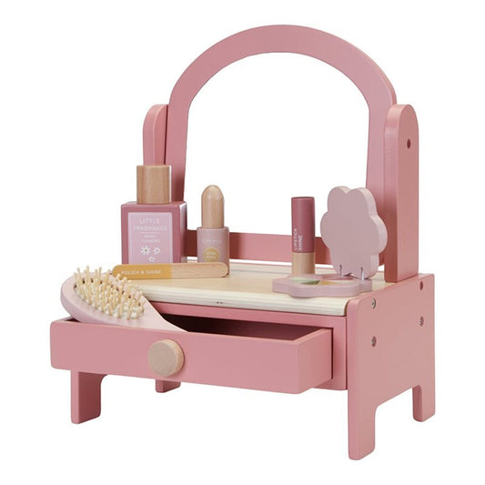Little Dutch Wooden Vanity Table - Pink
