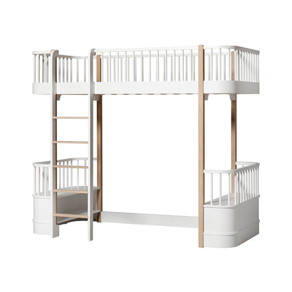 Oliver Furniture Wood Loft Bed - White & Oak