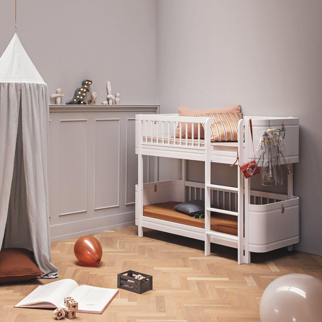 Wood Mini+ Low Bunk Bed