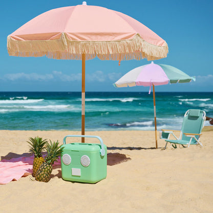 Sunny Life Luxe Beach Umbrella - Salmon