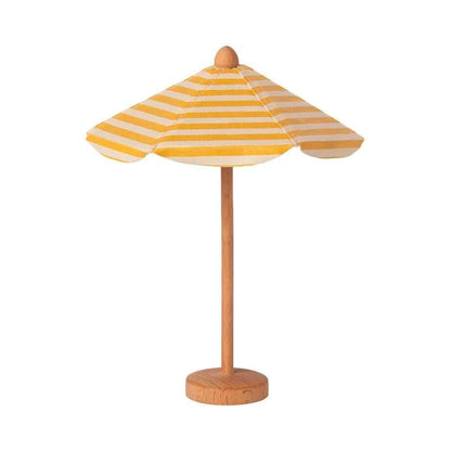Maileg Beach Umbrella Yellow Stripes - Scandibørn