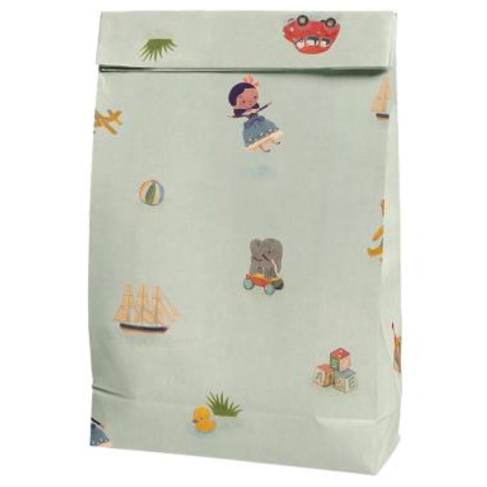 Maileg Paper Gift Bag in Toys Print - Scandibørn