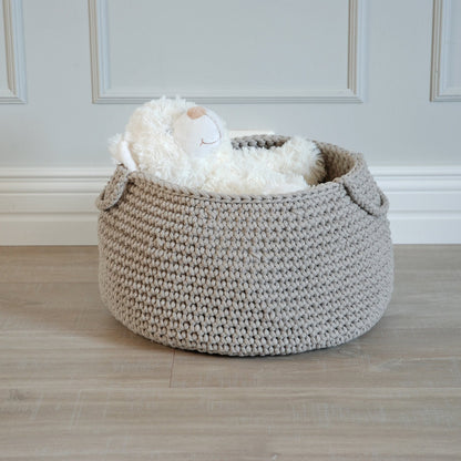 Zuri House Medium Cotton Basket - Beige