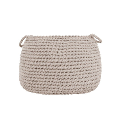 Zuri House Medium Cotton Basket - Beige