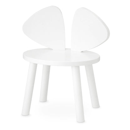 Nofred Mouse Wooden Chair (2-5 years) - White