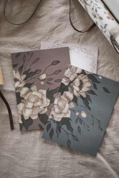 Mrs Mighetto - Peonies Cards (2 pack) - Scandibørn