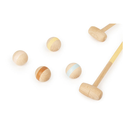 Nobodinoz Mini Wooden Croquet Set