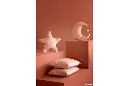 Nobodinoz Aristote Star Velvet Cushion in Bloom Pink - Scandibørn