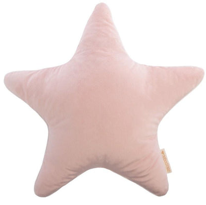 Nobodinoz Aristote Star Velvet Cushion in Bloom Pink - Scandibørn