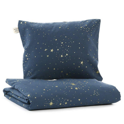 Nobodinoz Bed Linen Himalaya Gold Stella / Night Blue - Scandibørn
