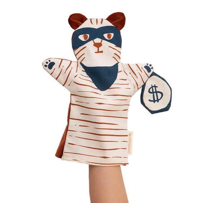 Nobodinoz Hand Puppet Tiger - Scandibørn