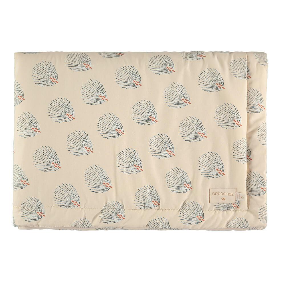 Nobodinoz Laponia Mini Blanket Gatsby Blue / Cream - Scandibørn