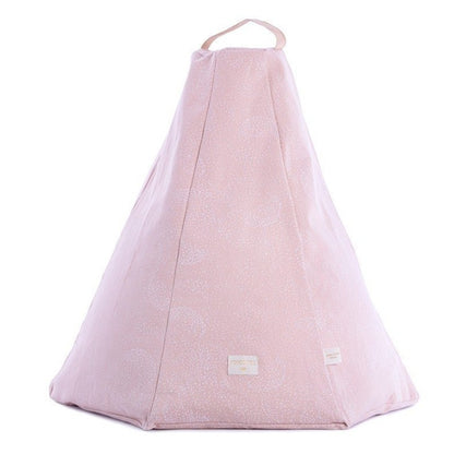 Nobodinoz Marrakech Bean Bag in White Bubble / Misty Pink - Scandibørn