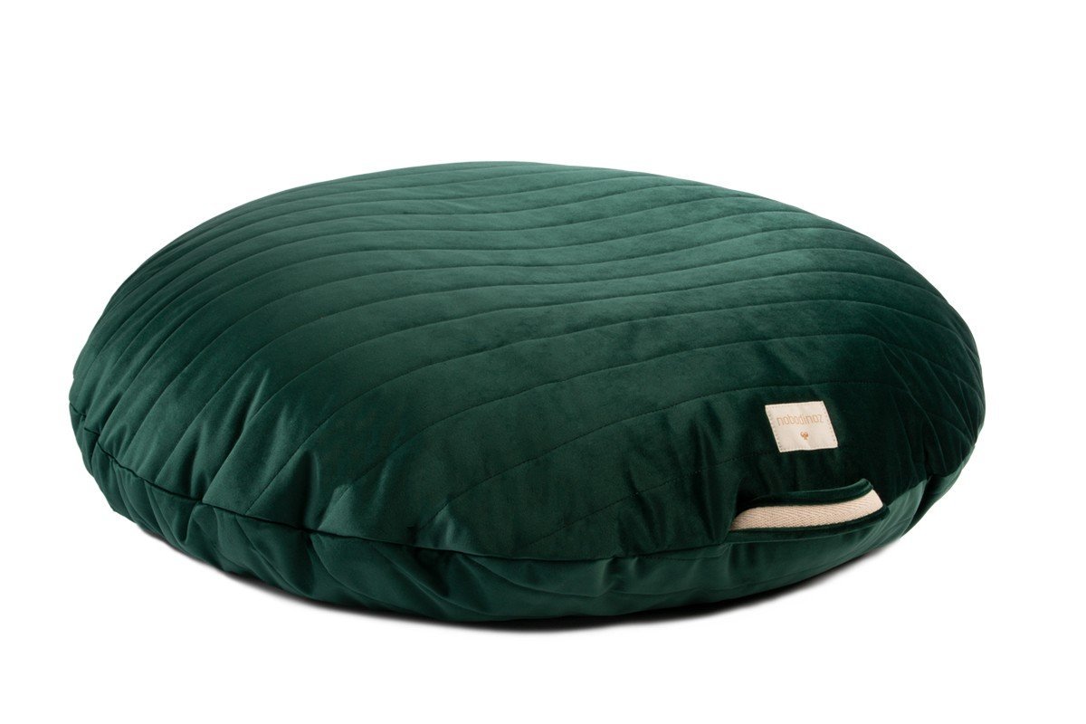 Nobodinoz Sahara Velvet Bean Bag in Jungle Green - Scandibørn