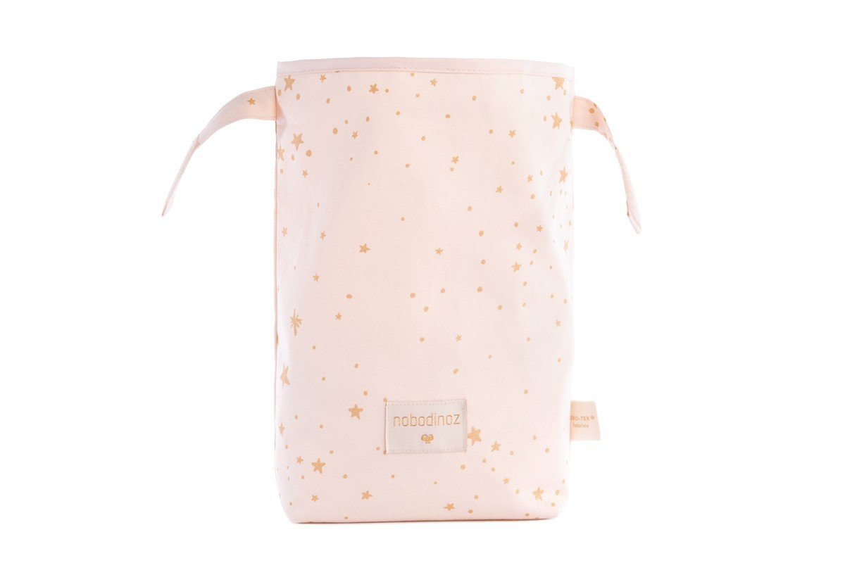 Nobodinoz Too Cool Eco Lunch Bag in Gold Stella / Dream Pink - Scandibørn
