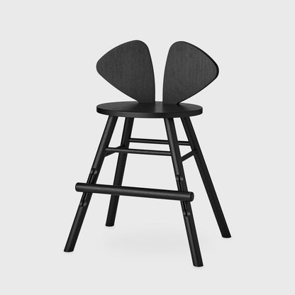 Nofred Mouse high chair in black (3-9 years) - Scandibørn