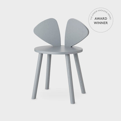 Nofred Mouse School Chair in Grey (6-10 Years) - Scandibørn