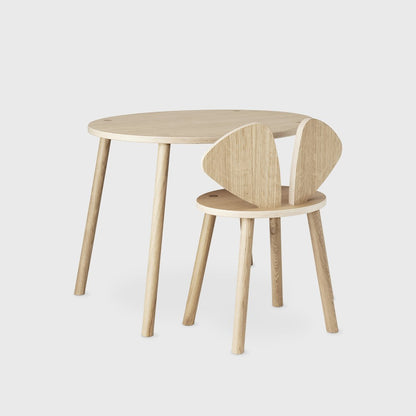 Nofred Mouse School Chair in oak (6-10 Years) - Scandibørn