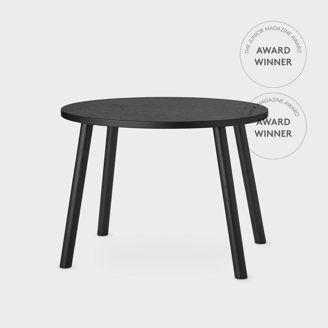 Nofred Mouse table in Black (2-5 years) - Scandibørn