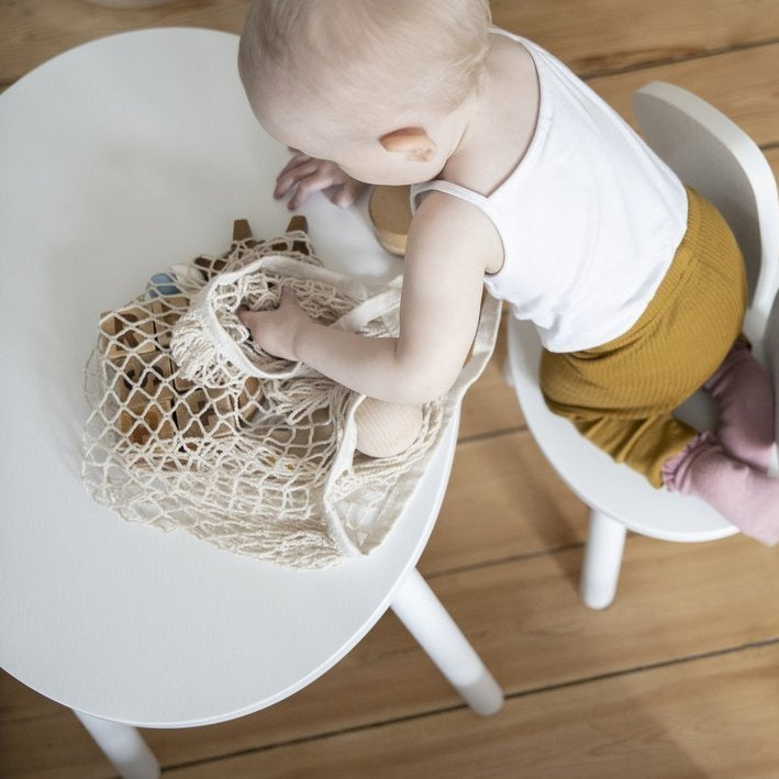 Nofred Mouse table in white (2-5 years) - Scandibørn